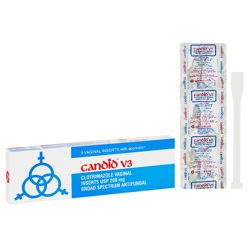 Viên đặt âm đạo Candid V3 điều trị bệnh nhiễm Candida (1 vỉ x 3 viên) - 